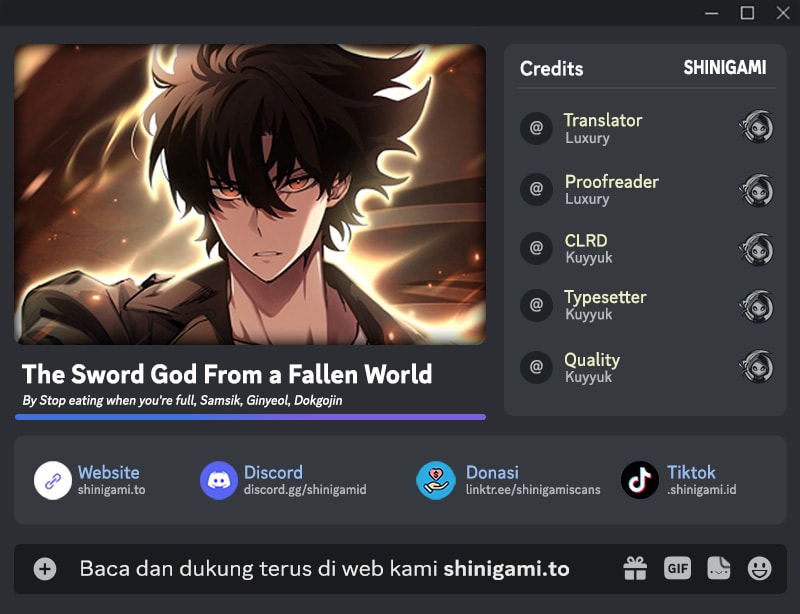 The Sword God From A Fallen World - Chapter 7 - Page 1